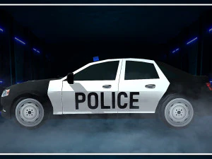 police vehicle low-poly 3D Model