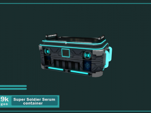 super soldier serum ctr Modelo 3D