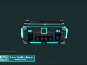 super soldier serum ctr 3D Model
