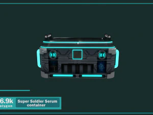 super soldier serum ctr 3D Model
