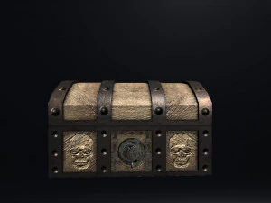 heart treasure box 3D Model