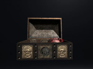 heart treasure box 3D Model