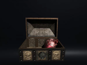 heart treasure box 3D Model
