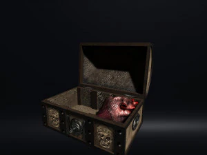 heart treasure box 3D Model