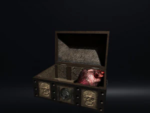 heart treasure box 3D Model