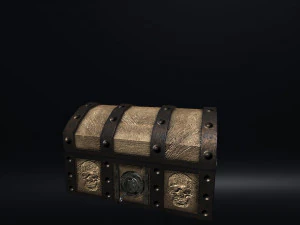 heart treasure box 3D Model