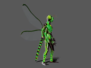 Dragon Fly 3D Model