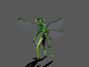 Dragon Fly 3D Model