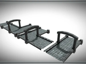 Путь пересечения реки 3D Модель