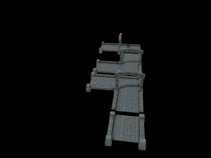 River Crossing Path 3D Model