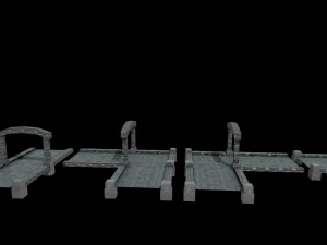 River Crossing Path 3D Model