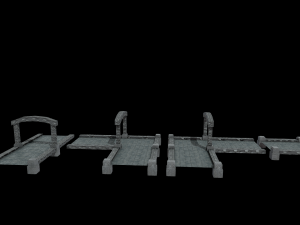 River Crossing Path 3D-Modell