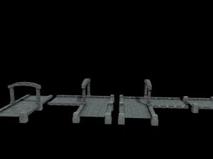 River Crossing Path 3D Model