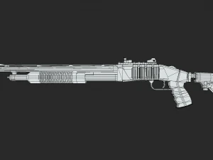 Noir Shotgun 3D Model