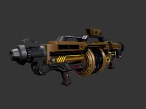 Sci-Fi Gunade Modèle 3D
