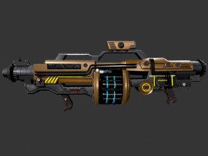 Sci-Fi Gunade Modèle 3D