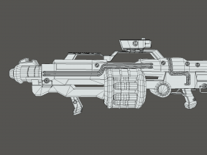 Sci-Fi Gunade Modèle 3D