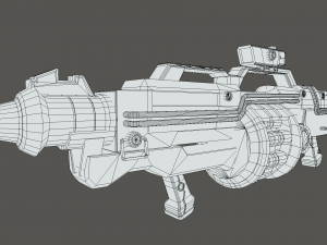 Sci-Fi Gunade Modèle 3D