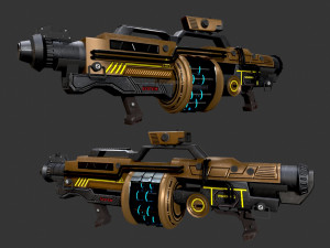 Sci-Fi Gunade Modèle 3D