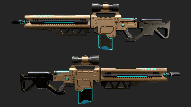 Neoniper 3D Model .c4d .max .obj .3ds .fbx .stl .blend 