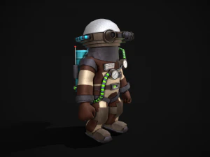 Human Astronaut 3D Model