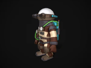 Human Astronaut 3D Model