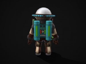 Human Astronaut 3D Модель