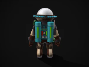 Human Astronaut 3D Model
