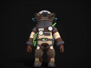 Human Astronaut 3D Model