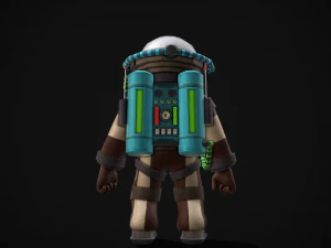 Human Astronaut 3D Model