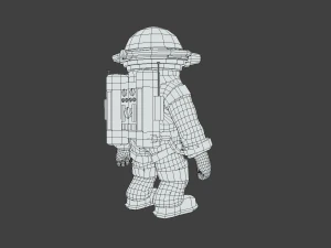 Human Astronaut 3D Model