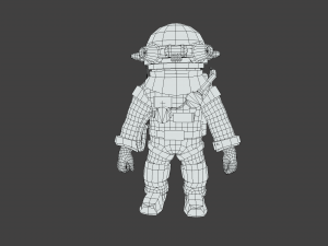 Human Astronaut 3D Модель