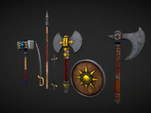 Efsane Silahlar 3D Model