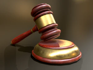 Wooden Handspike 3D Model