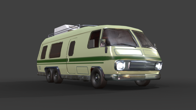 Homebus 3D मॉडल .c4d .max .obj .3ds .fbx .stl .blend 