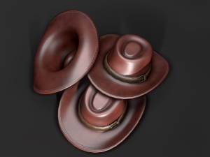 Cow Boy Hat Modello 3D