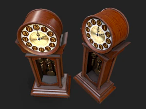 Antique Timepiece 3D Model