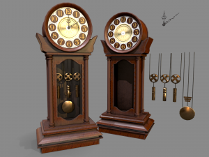 Antique Timepiece 3D मॉडल