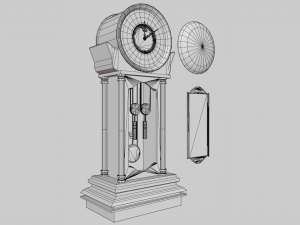 Antique Timepiece 3D मॉडल