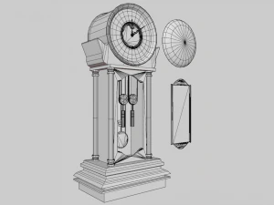 Antique Timepiece 3D Model