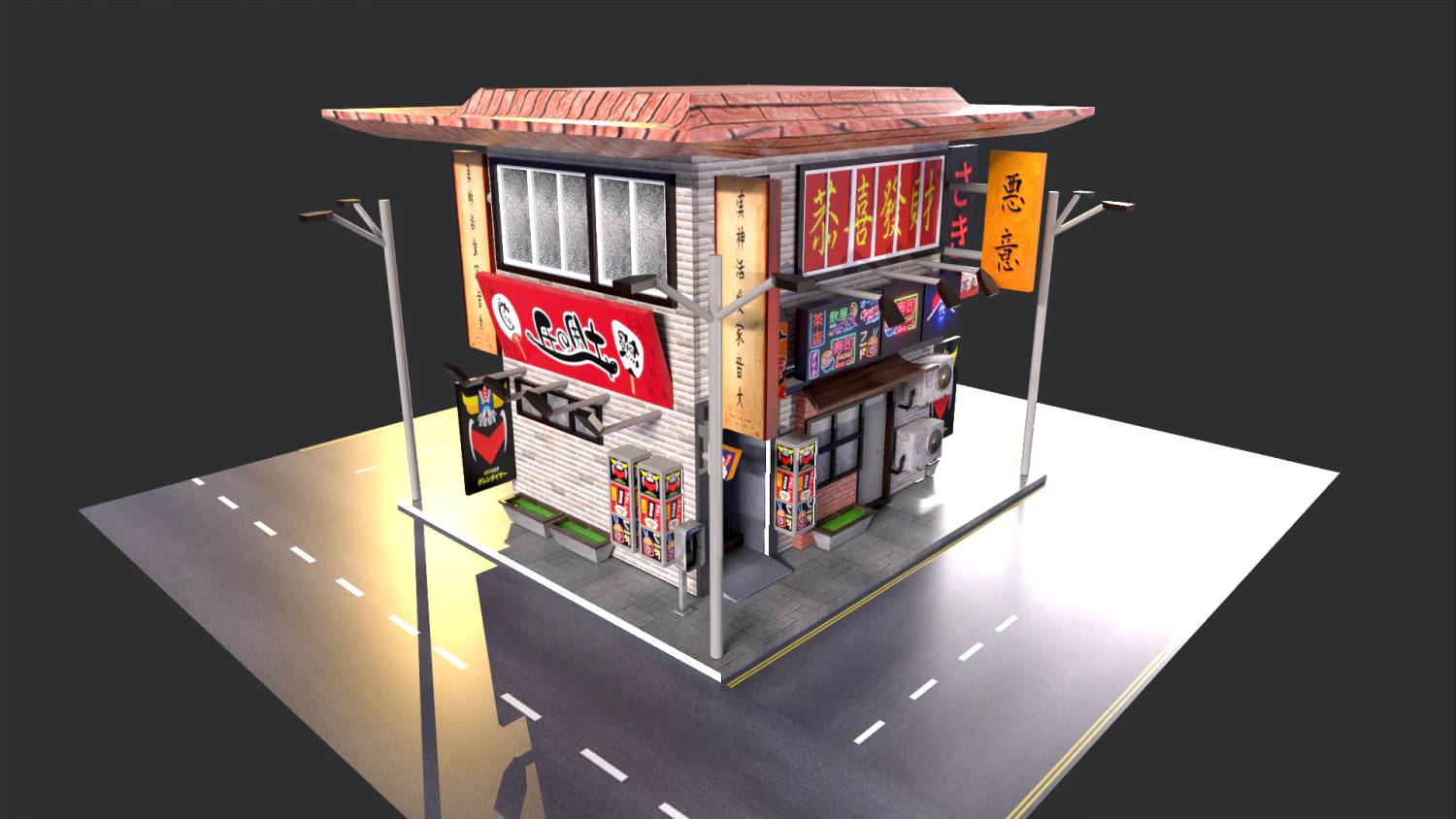 Japanese firm inspect 3D Model .c4d .max .obj .3ds .fbx .stl .blend 