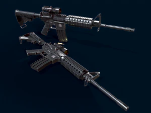 Schnellfeuer 3D Modell