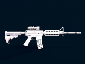 Schnellfeuer 3D Modell