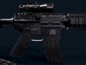 Schnellfeuer 3D Modell