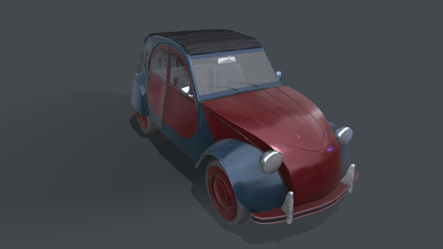 Roady Roll 3D Model .c4d .max .obj .3ds .fbx .stl .blend 