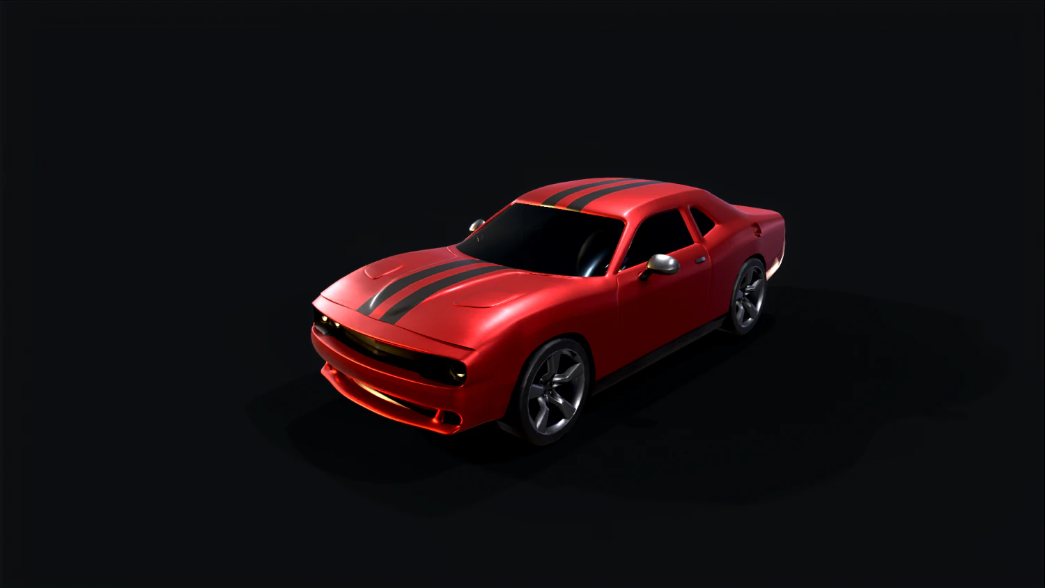 Turbo car 3D Model .c4d .max .obj .3ds .fbx .stl .blend 