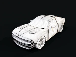 Turbo car 3D Model
