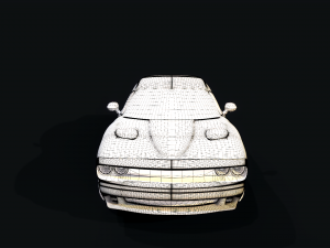 Turbo car 3Dモデル