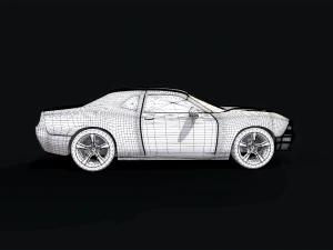 Turbo car 3D Model