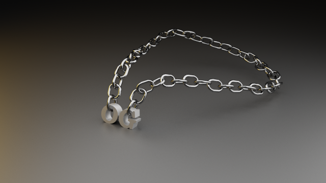 og chain 3D Модель .c4d .max .obj .3ds .fbx .stl .blend 